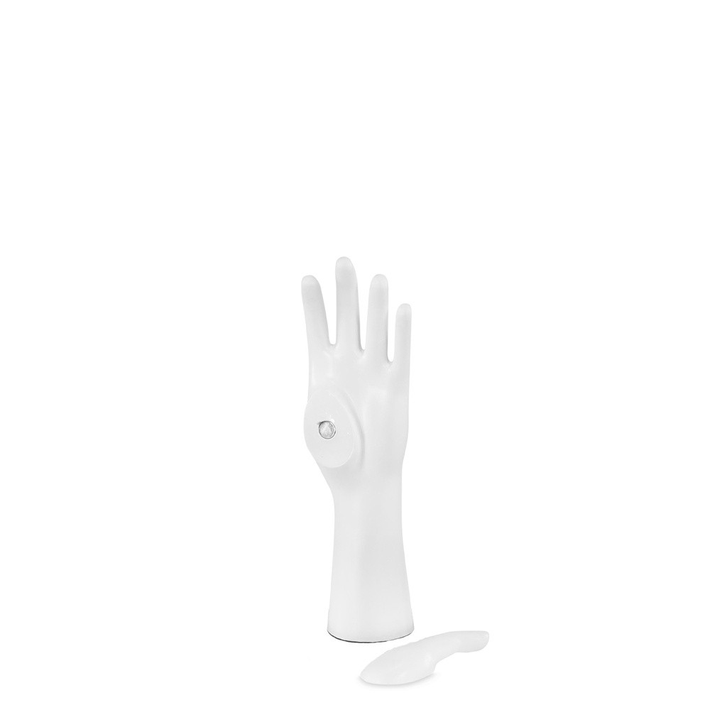 BINK - Handformer herenhand, PVC, wit